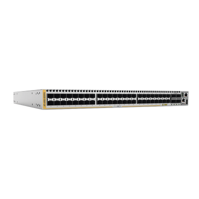 Switch Stackable Capa 3 / 48 puertos 1/10G SFP+ / 4 puertos 40/100G QSFP28 / Stacking 4 grupos