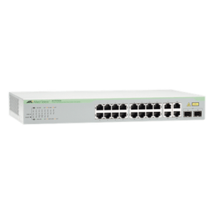 Switch WebSmart / 16 Puertos 10/100 Mbps / 2 Puertos Gigabit RJ45 / 2 SFP Combo / 11.2 Gbps / 1U Rack 19"