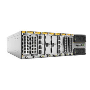 Chasis modular Layer 3+ / 8 ranuras / Tela 2.6 Tbps escalable a 10 Tbps / Conectividad 2.5G/5G / MACsec / FIPS 140-2