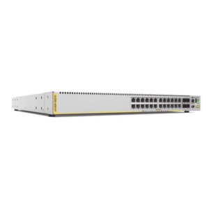 Switch Stackeable Capa 3 / 24 Puertos Gigabit RJ45 / 4 Puertos SFP+ 10G / Fuentes Hot Swap / 128 Gbps / 95.2 Mpps