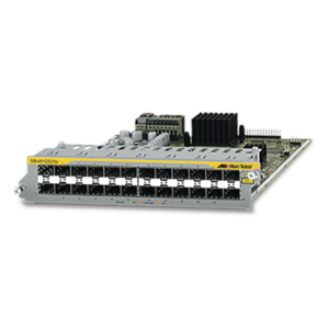 Tarjeta de línea Ethernet / 24 puertos SFP 100/1000X / 48 Gbps switching / 36 Mpps forwarding / 8.1 x 12.3 x 1.6 in