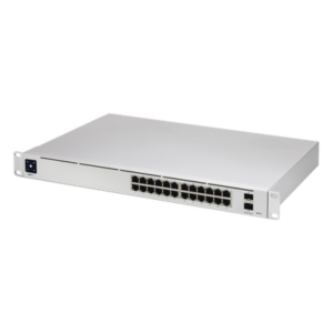 Switch Capa 3 / 24 Puertos Gigabit RJ-45 / 2 Puertos 10G SFP+ / 88 Gbps / 1U Rack / 1.43 x 11.63 x 17.42 pulgadas