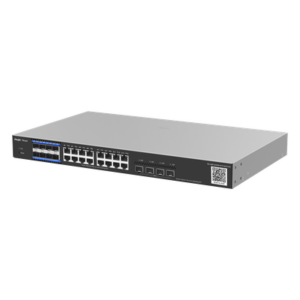 OLT Switch Híbrido Capa 3 / 8 PON 1G / 16 Ethernet 1G / 4 SFP+ 10G / 256 ONUs / 1U Rack / 17.32 x 10.24 x 1.72 in
