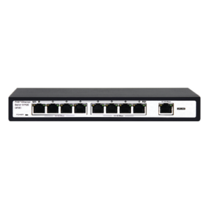 Switch PoE / 100 Metros PoE / 8 puertos 802.3af/at ( 132.5 W ) 10/100Mbps + 1 puerto Uplink