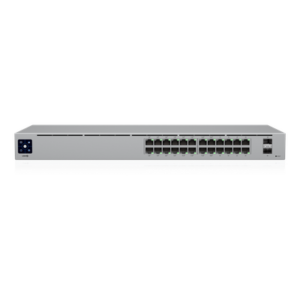 Switch Capa 2 / 24 Puertos Gigabit / 16 Puertos PoE+ / 95W Total / 2 Puertos SFP 1G / Sin Ventilador / 52 Gbps Switching Capacity