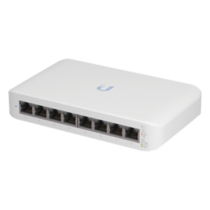 Switch Administrable PoE / 8 Puertos Gigabit / 4 Puertos PoE+ 802.3at / 52 W / 8 Gbps / Compacto