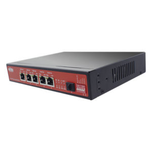 Controlador Solar con Switch PoE Industrial / 1 Puerto 802.3bt 90W / 2 Puertos 802.3af/at 30W / 2 Puertos PoE Pasivo 24/48 Vcc 24W / Puerto SFP / 15A / Entrada 45 Vcc