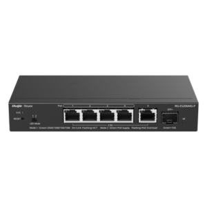 Switch Administrable Capa 2 / 5 puertos 2.5Gb / 1 puerto SFP+ 10Gb / PoE+ 70W / 45 Gbps