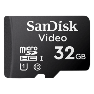 Memoria microSD / 32 GB / Clase 10 UHS-I / Alta Resistencia / Videovigilancia 24/7 / -25 °C a 85 °C