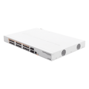 Switch PoE / 24 Puertos Gigabit / 4 SFP+ 10G / 450W PoE / 1U Rack