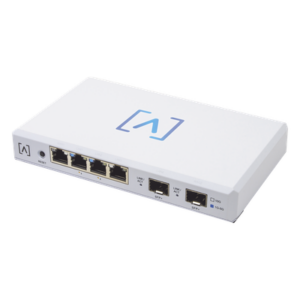 Router VPN / 4 Puertos Ethernet 2.5 Gbps / 2 Puertos PoE+ 802.3af/at / 2 Puertos SFP+ 10 Gbps / Filtrado DPI / Administración en Nube Gratuita