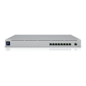 Switch PoE Administrable / 8 Puertos PoE+ y PoE++ / 120 W Totales / Batería UPS 368 Wh / 2 Salidas AC 230 V / Rack 1U