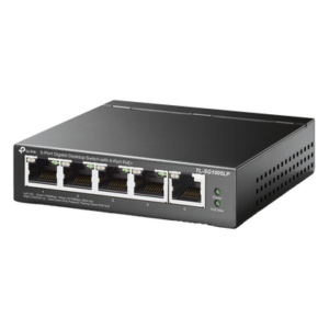 Switch Escritorio No Administrable / 5 Puertos Gigabit / 4 Puertos PoE 802.3af/at / 40 W / Sin Ventilador / 3.9 x 3.9 x 1.0 pulgadas