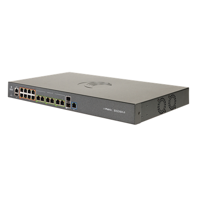 Switch PoE Capa 3 / 16 Puertos / 8x Gigabit 802.3af/at / 6x 2.5G 802.3bt / 2x SFP+ / 240 W / Rack 19" / Cloud