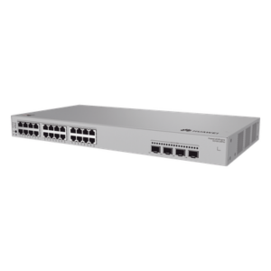 Switch de Acceso Gigabit Administrable PoE Capa 2+ / 24 puertos 10/100/1000 Mbps PoE / 4 puertos 2.5GE SFP Uplink / ERPS / Rutas Estáticas / PoE Perpetuo / 400 W / Administración Nube Gratis