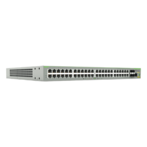Switch PoE+ Administrable Capa 3 / 48 Puertos 10/100Mbps / 4 SFP Gigabit / 375W PoE+ / 17.6Gbps / 1.42x17.32x13.58 pulgadas