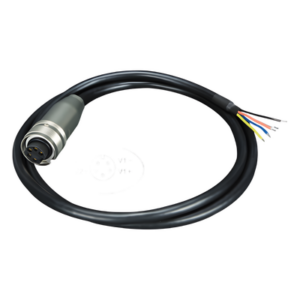 Cable de Alimentación DC a M23 / Conector Hembra 5 Pines / 12-56V DC / Calibre 12-24 AWG / Compatible con Switch Industrial M12