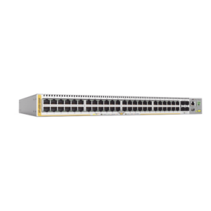 Switch Administrable Capa L2+ / 48x 10/100/1000-T PoE+ / 4x SFP / Enrutamiento RIP / AMF / Active Fiber Monitoring