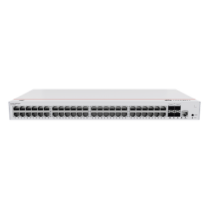 Switch Capa 3 Administrable / 48 Puertos Gigabit PoE / 4 SFP Uplink / 104 Gbps / PoE Perpetuo 380W / iStack