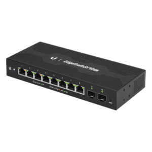 EdgeSwitch 10X Administrable de 8 Puertos Gigabit PoE Pasivo 24VDC + 2 Puertos SFP