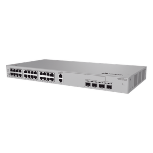 Switch Administrable Capa 2 / 22 Puertos PoE+ Gigabit + 2 Puertos PoE+ 2.5 Gbps + 2 SFP 2.5 Gbps + 2 SFP+ 10 Gbps / PoE Perpetuo 400 W / 3.54 ft x 1.81 ft x 1.18 ft