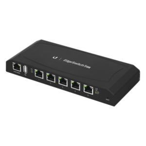 EdgeSwitch 5XP Administrable de 5 Puertos Gigabit PoE de 24 V Pasivo, con funciones avanzadas de Capa 2