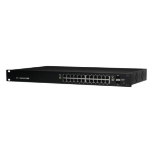 Switch EdgeMAX Administrable de 24 Puertos Gigabit con PoE+/PoE Pasivo 24V + 2 Puertos SFP, 500 W