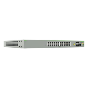 Switch PoE+ Administrable CentreCOM FS980M, Capa 3 de 24 Puertos 10/100 Mbps + 4 puertos SFP, 375 W