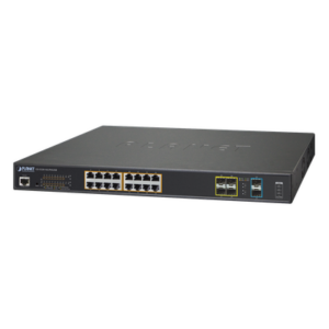 Switch Adminsitrable L2+, 16 puertos Ultra PoE 802.3bt, 4 puertos SFP, 2 puertos SFP+
