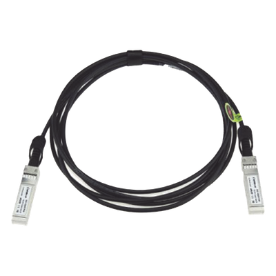 Cable DAC / SFP+ a SFP+ / 10,5 Gb/s / 3 m (9,8 ft) / Twinax pasivo / 30AWG