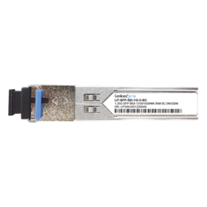 Transceptor SFP Bidireccional / 1.25 Gbps / Monomodo / Alcance 3 km (9842.5 ft) / Conector SC/UPC Simplex / DDM / Hot-Pluggable / 2 Piezas