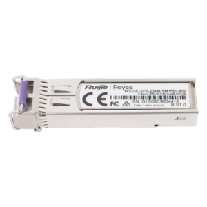Transceptor SFP Industrial / 1 Gigabit / BIDI Monomodo / 20 km (65,616 ft) / TX 1550 nm / RX 1310 nm / -40 a 85 °C / LC