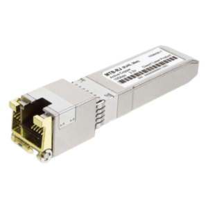 Transceptor SFP+ a RJ45 / 10 Gbps / 10GBASE-T / Alcance 30 m (98.4 ft) / Rango de Temperatura -40°C a 70°C / DDM / Cat6A/Cat7