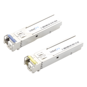 Transceptores Ópticos Industriales Bidireccionales SFP+ / Monomodo 1270 & 1330 nm / 10 Gbps / LC/UPC Simplex / DDM / 60 km / 196.85 ft / 2 Piezas