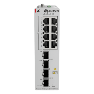 Switch Industrial / 8 Puertos RJ45 Gigabit / 2 SFP + 2 SFP+ 10G / Montaje Riel DIN / Fuente Redundante 1+1 / IP40 / -40°C a 75°C