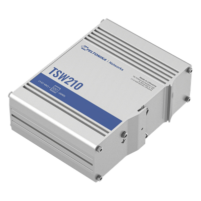 Switch Industrial No-Administrable / 8 Puertos Gigabit / 2 SFP 1G / IP30 / -40°C a +75°C / 4.53 x 3.74 x 1.10 pulgadas