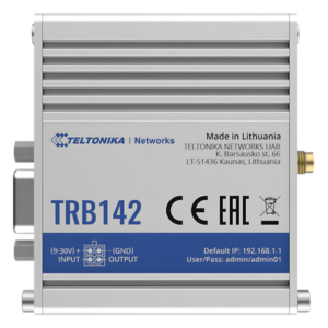 Gateway Industrial LTE Cat 1 / RS232 DB9 / OpenWrt / 9-30 VDC / -40 a 75 °C / DIN Rail