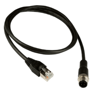 Cable Adaptador Ethernet / M12 Macho 4 Pines a RJ45 / Codificación D / 10 m (32.8 ft) / 10/100BASE-TX / Industrial