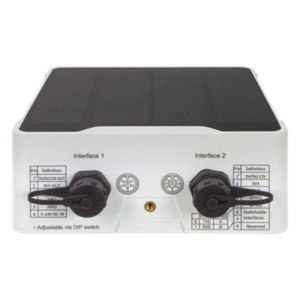 Controlador de nodo LoRaWAN / IP67 / LoRaWAN Clase A y C / GPIO, AI, RS232, RS485 / Alcance 11 km / 36,000 ft / Celda solar y batería integrada / NFC y USB