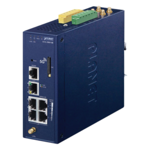 Gateway LoRaWAN Celular 5G NR / 5 Puertos Gigabit / -45°C a 75°C / IP30 / 300 Nodos