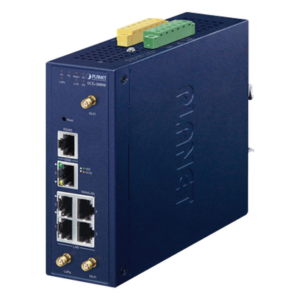 Gateway Industrial LoRaWAN / 5 Puertos 10/100/1000T / 300 Nodos / EU868 US915 AS923 / -45 a 75°C / RS485 Modbus