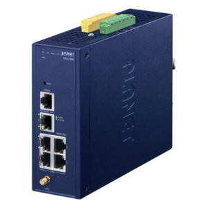 Gateway Industrial LoRaWAN / 5 Puertos 10/100/1000T / Banda 902-928 MHz / 2 E/S Digitales / IP30 / -40 a 75 °C
