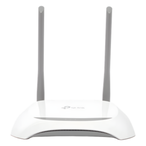 Router Inalámbrico / 300 Mbps / 2.4 GHz / 4 Puertos LAN 10/100 Mbps / 2 Antenas 5 dBi / WISP