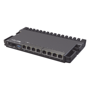Router / CPU 4 Núcleos ARM 1.4 GHz / 9 Puertos / 7 Gigabit + 1 2.5G + 1 SFP+ 10G / Switch Marvell 10 Gbps / Refrigeración Pasiva / Triple Alimentación