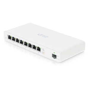 Router Gigabit / 8 Puertos PoE Pasivo 27V / 1 Puerto SFP / NAT 1 Gbps / 110W Total / OSPF y Firewall
