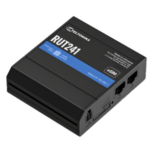 Router Celular Industrial / 4G LTE Cat 4 / eSIM / 2x Ethernet 10/100 Mbps / WiFi 802.11b/g/n / WAN Failover / -40°C a 75°C (-40°F a 167°F)