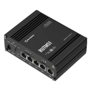 Router Industrial 5G LTE con 2 Ranuras SIM/ 5 Puertos Gigabit/ Wi-Fi con Doble Banda/ Soporta VPN Servidor-Cliente/ Compatible con RMS