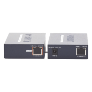 Kit Transmisor y Receptor PoE / Ethernet IP 1 km (3280 ft) / Cable Coaxial / 10/100 Base-TX / 802.3af/at