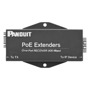 Receptor PoE/PoE+ / Hasta 610 m (2000 ft) / Cat5e/Cat6 / 10/100 Mbps / -40°C a 70°C