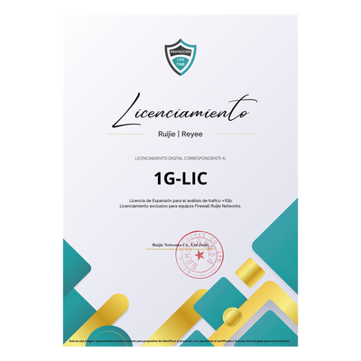 Licencia de Expansión / Análisis de Tráfico +1 Gbps / Firewall / Perpetua / Uso Único / Entrega Digital